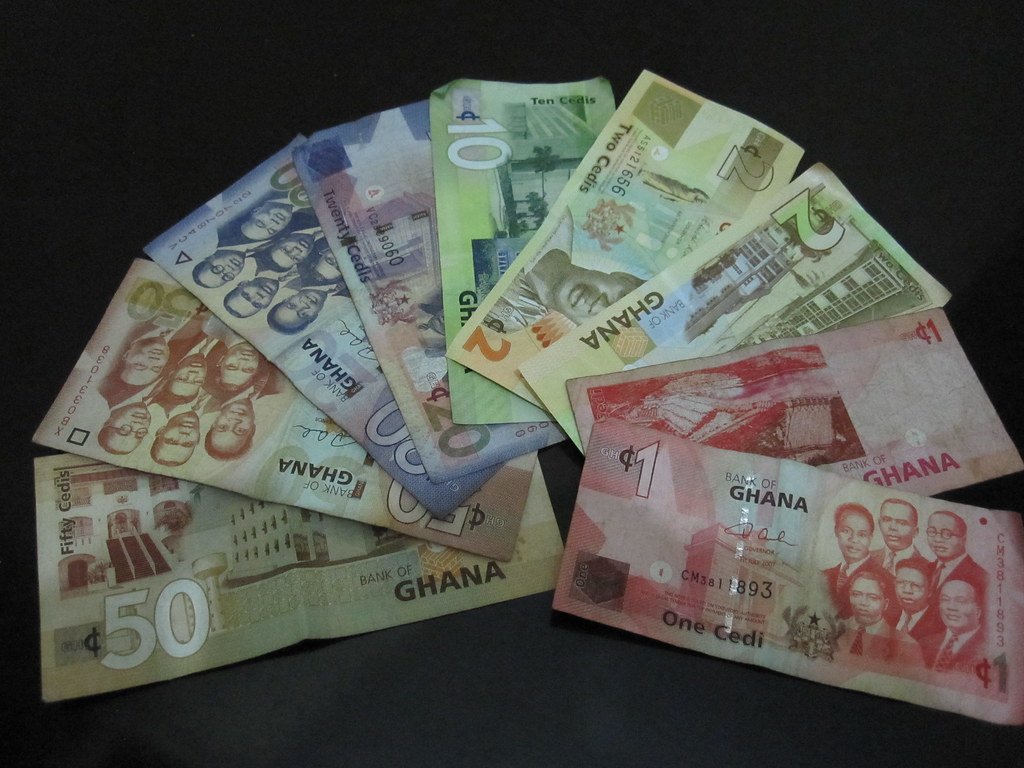 Ghanaian cedis exchange