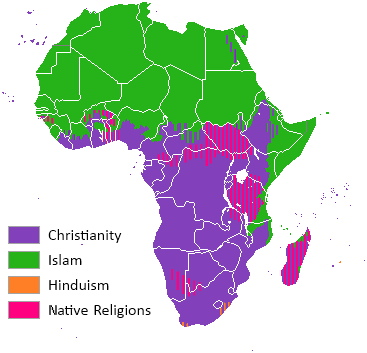 different religions in africa