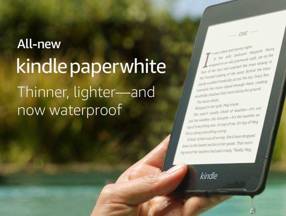 Waterproof e-reader