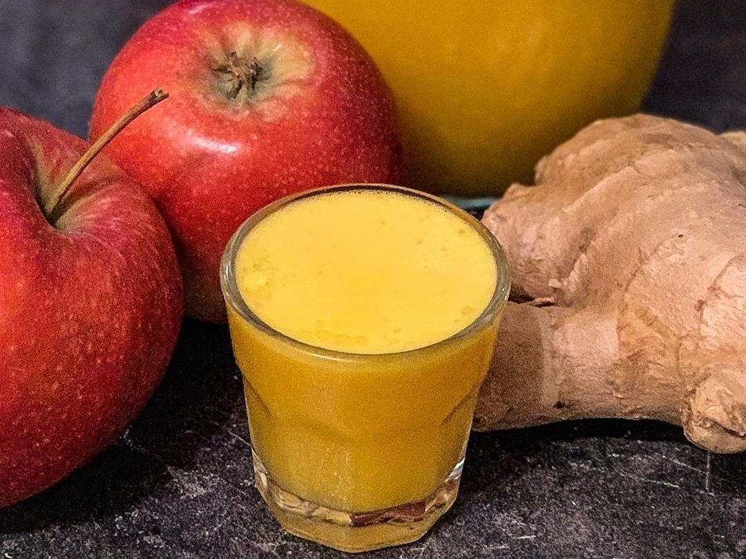 ginger and apple shot
