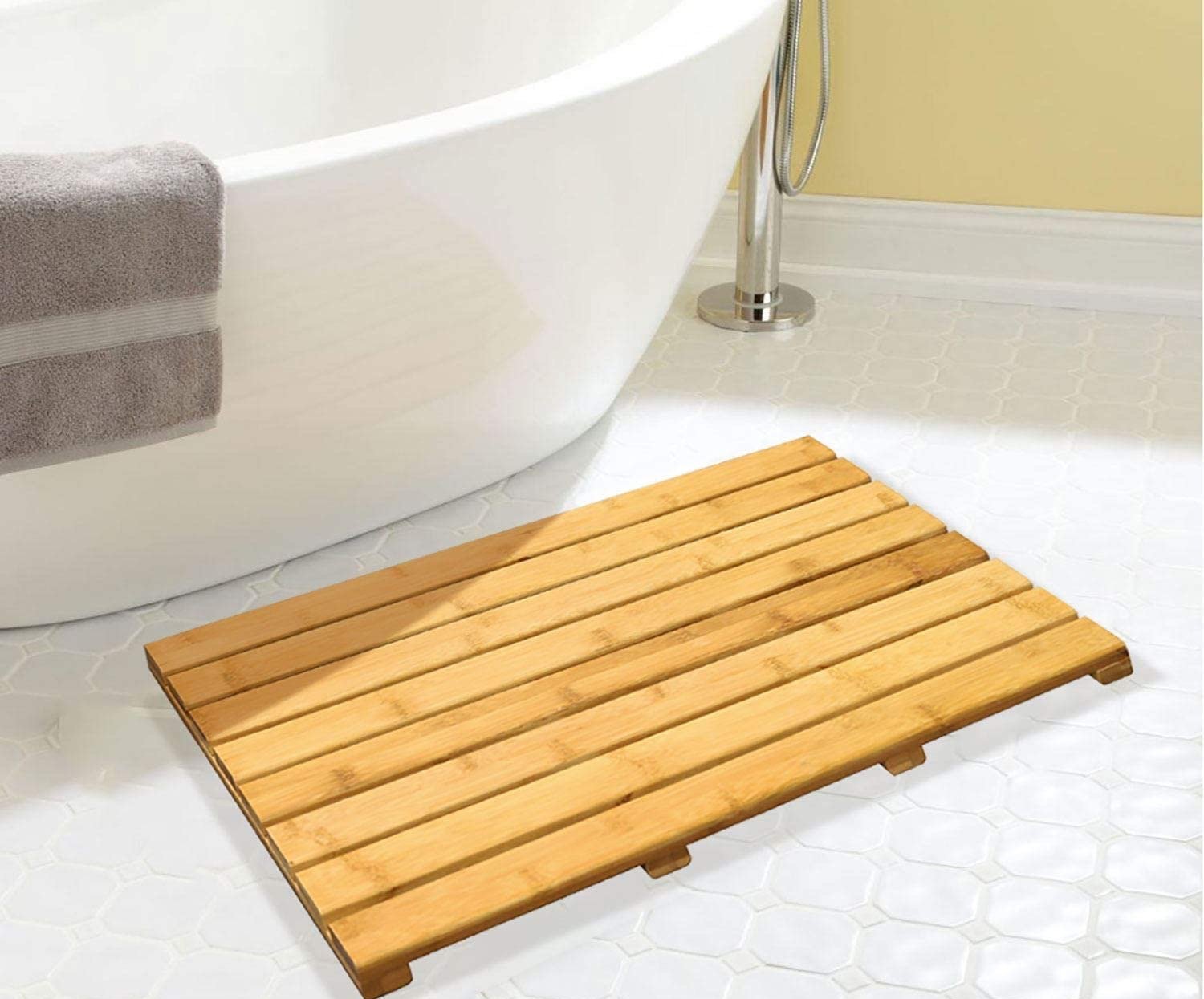 Bamboo Bathroom Floor Mat