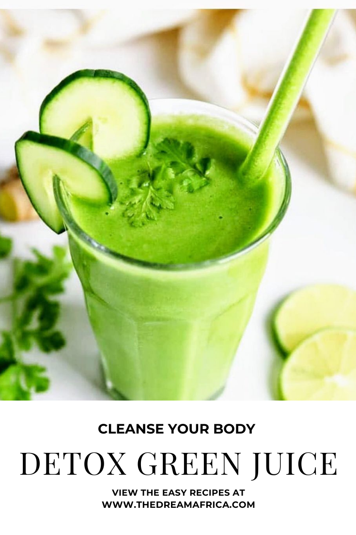 green detox juice recipe natural weight loss cleanse 