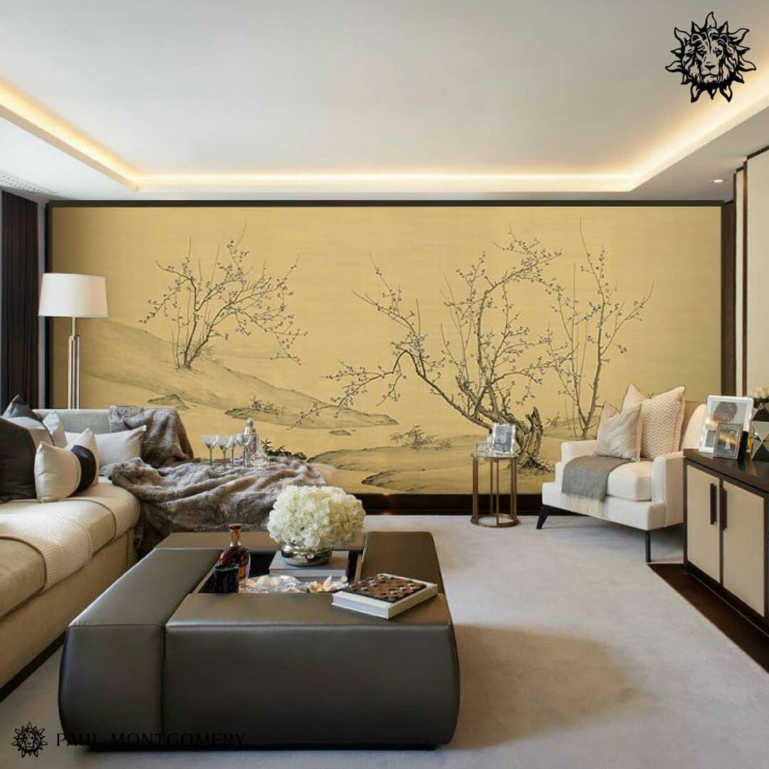 Japanese inspired living room decor