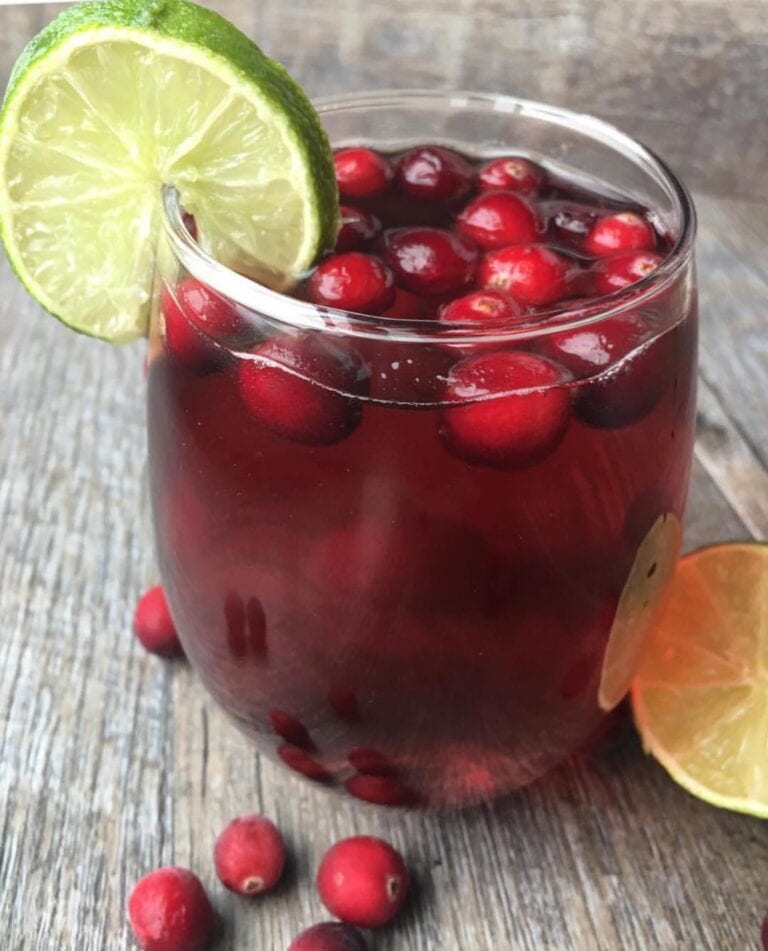 Cranberry fruit punch step by step recipe