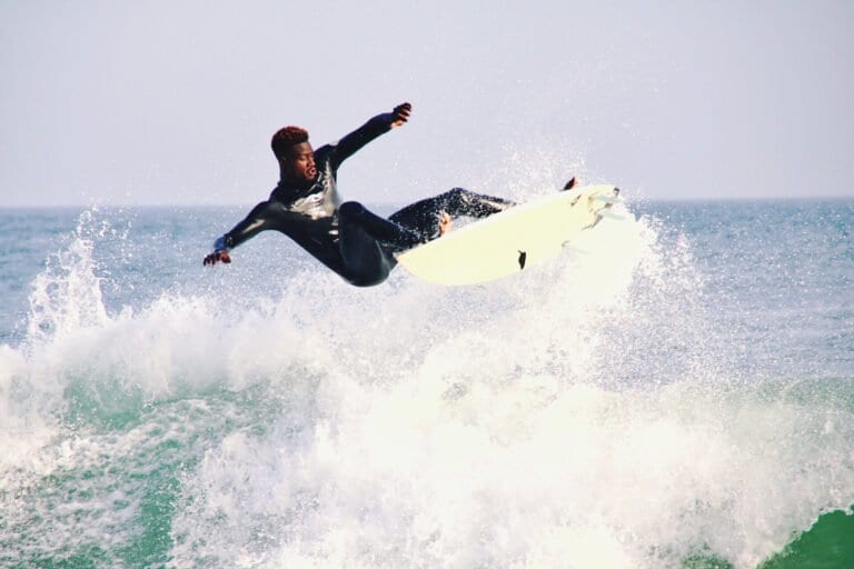 Oumar Seye and Surfing Waves in Dakar, Senegal