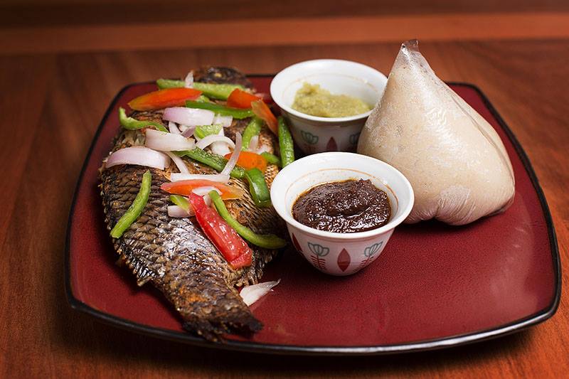 Banku and Tilapia Recipe with Pepper Sauce