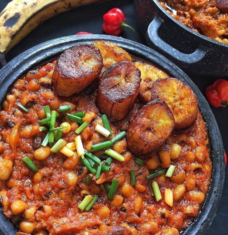 how to cook beans and plantain
