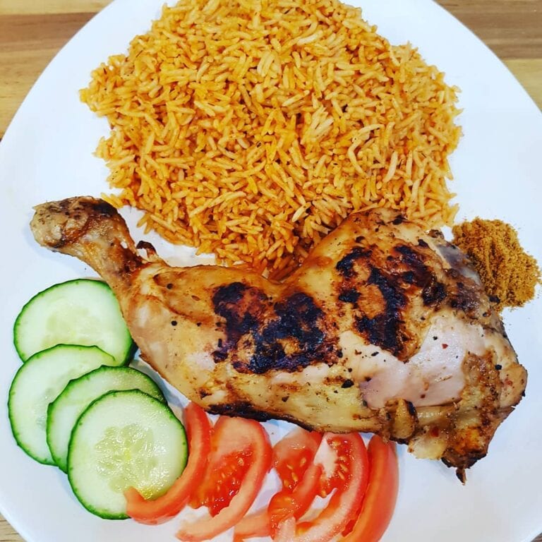 jollof rice and chicken suya recipe