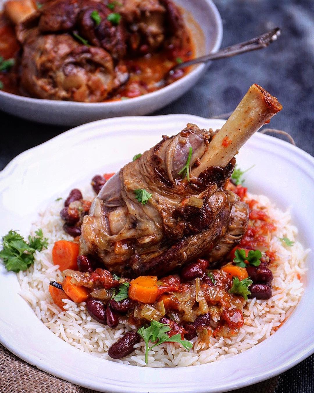 Slow Cooked Lamb Shanks Stew Recipe