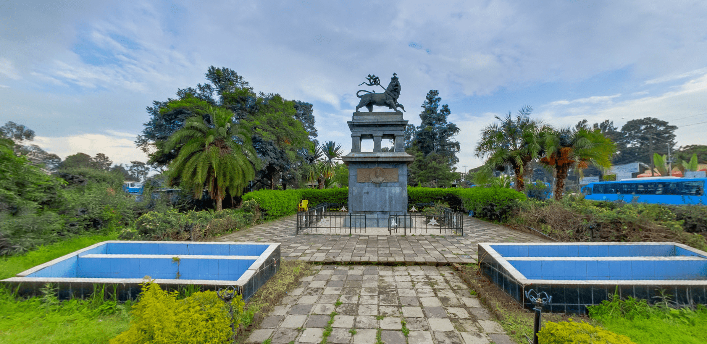 lion of judah statue attraction in addis ababa