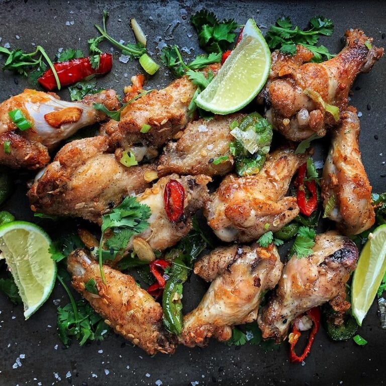 Spicy Peppered Chicken Wings