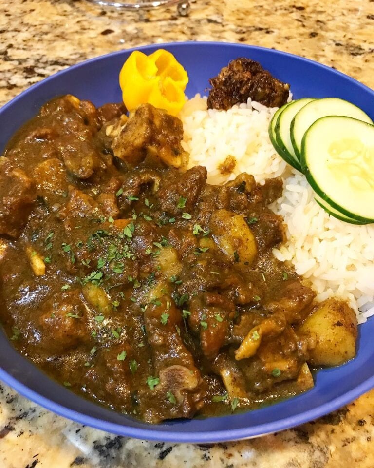 Tasty Curry Goat