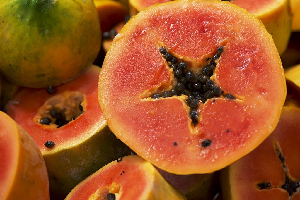 healthiest fruits papaya