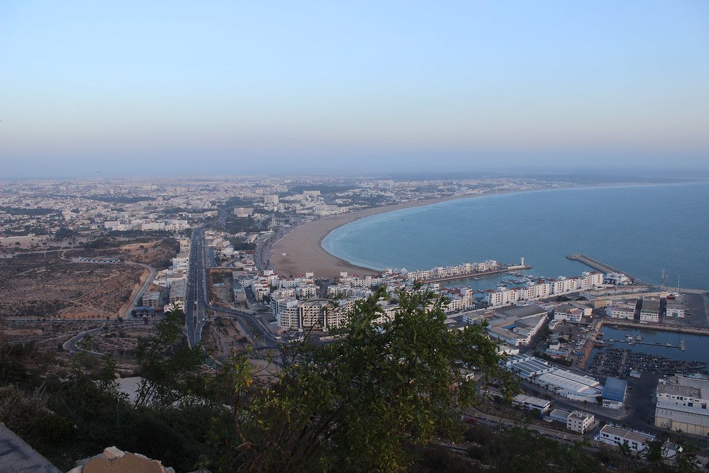 Agadir beach morocco