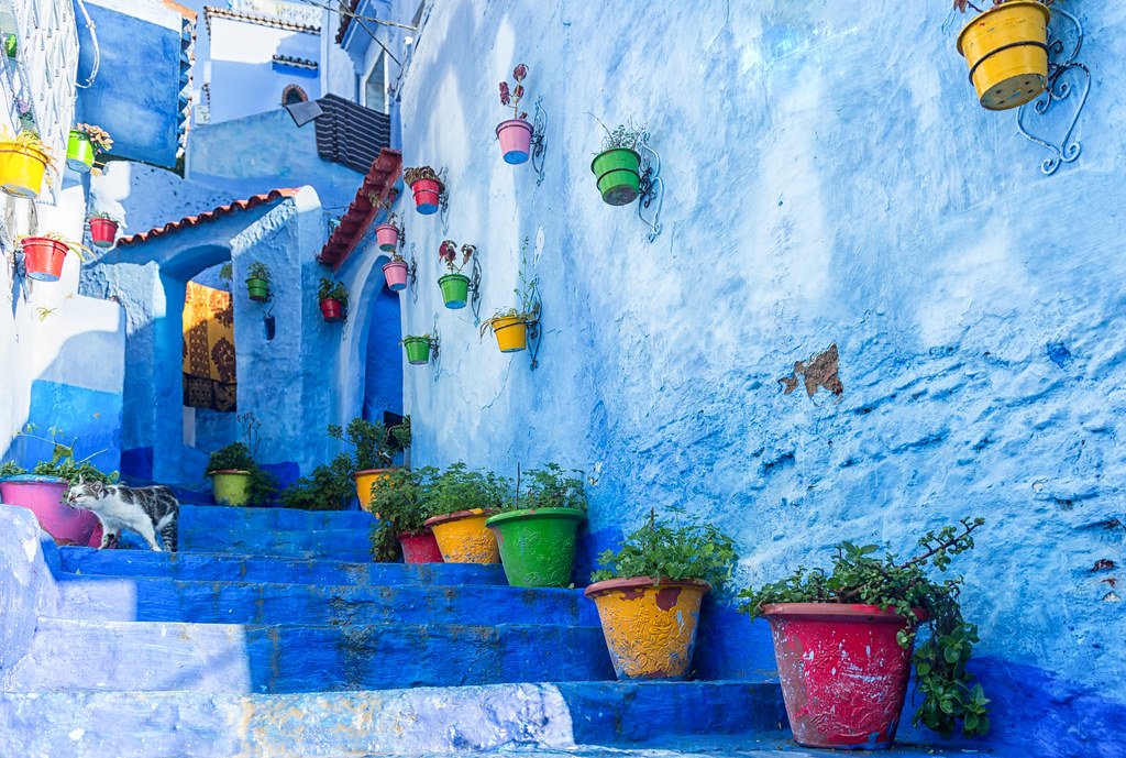 Chefchaouen blue city Morocco