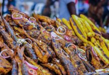 nigerian food bole and fish