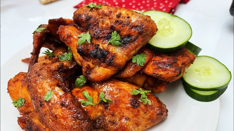 Sticky BBQ Chicken Wings by Sisi Yemmie