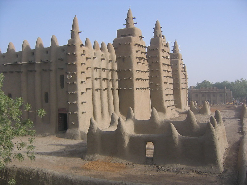 Ancient castle at Djenne, Mali