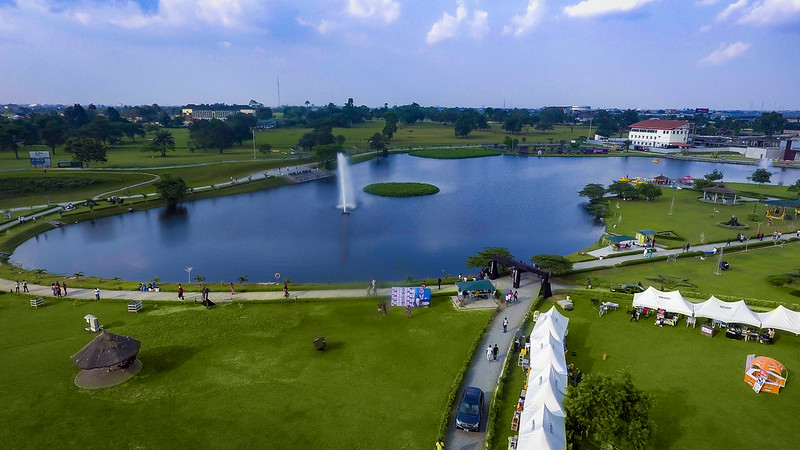 Aerial view of Port Harcourt Pleasure Park